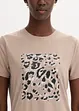 T-shirt met luipaardprint, bonprix