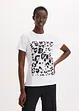 T-shirt met luipaardprint, bonprix
