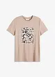 T-shirt met luipaardprint, bonprix