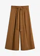 Katoenen popeline broek met riem (2-dlg set), bonprix