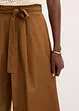 Katoenen popeline broek met riem (2-dlg set), bonprix