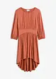 Jersey jurk met plooitjes, bonprix