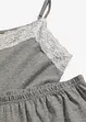Shortama met sierlijk kant, bonprix