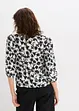 Blouse met korte mouwen van gestructureerd materiaal, bonprix