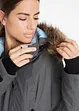 Lange outdoor jas met capuchon, waterdicht, bonprix