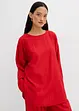 Oversized tuniek van een gestructureerde crinkle viscosemix, bonprix