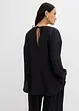 Oversized tuniek van een gestructureerde crinkle viscosemix, bonprix