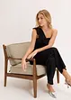 One shoulder jumpsuit met lichte viscose, bonprix