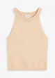 Gebreide top met metallic effect, bonprix