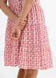 Jurk met spaghettibandjes van soepele viscose, bonprix