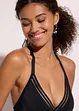 Halter badpak met een diep decolleté, bonprix