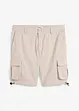 Cargo bermuda met comfortabele band, regular fit, bonprix