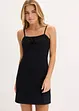 Mini jurk met details van imitatieleer, bonprix