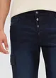 Stretch jeans bermuda, loose fit, bonprix