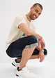 Stretch jeans bermuda, loose fit, bonprix