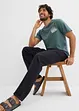 T-shirt (set van 2) van puur katoen, bonprix