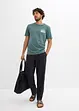 T-shirt (set van 2) van puur katoen, bonprix