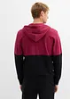 Sweatvest met capuchon van biologisch katoen, bonprix