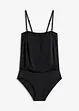 Bandeau badpak met afneembare bandjes, bonprix