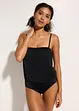 Bandeau badpak met afneembare bandjes, bonprix
