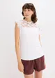 Shirt met kant, bonprix