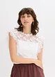Shirt met kant, bonprix