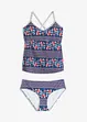 Tankini (2-dlg. set) met gekruiste bandjes, bonprix