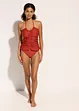 Halter tankini (2-dlg. set) met rimpels, bonprix