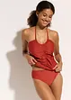 Halter tankini (2-dlg. set) met rimpels, bonprix