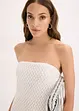 Off shoulder jurk met kant, bonprix