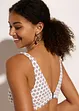 Bralette bikinitop met V-hals, bonprix