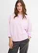 Oversized sweater van katoen, bonprix