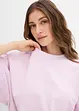 Oversized sweater van katoen, bonprix