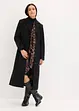 Lange jas in wollen look, bonprix