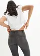 Stretch jeans mid waist, bootcut, bonprix