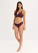 Brazilian slip met kant en biologisch katoen (set van 4), bonprix
