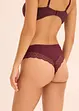 Brazilian slip met kant en biologisch katoen (set van 4), bonprix