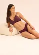 Brazilian slip met kant en biologisch katoen (set van 4), bonprix