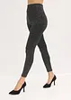 Thermo legging van glittergaren, bonprix
