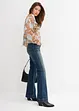 Chiffon blouse met ruches, bonprix