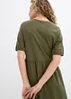 Katoenen midi jurk met knoopsluiting, bonprix