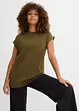 Longshirt van biologisch katoen (set van 2), bonprix