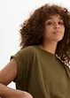 Longshirt van biologisch katoen (set van 2), bonprix