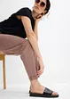 Comfortabele jersey broek met strikkoordjes, bonprix