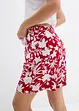 Wijde viscose short met high waist comfortband, bonprix