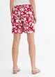 Wijde viscose short met high waist comfortband, bonprix
