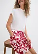 Wijde viscose short met high waist comfortband, bonprix