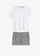 Oversized shortama met met geweven short, bonprix