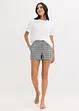 Oversized shortama met met geweven short, bonprix