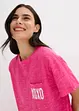 Oversized nachthemd van slubgaren, bonprix